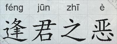 逢君之恶的拼音