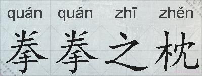拳拳之枕的拼音