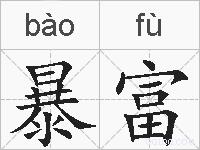 暴富的拼音