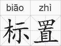 标置的拼音
