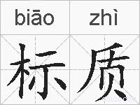 标质的拼音