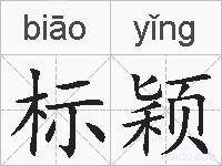 标颖的拼音