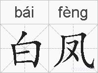 白凤的拼音