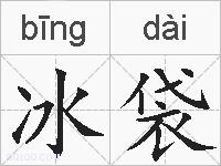 冰袋的拼音