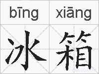 冰箱的拼音