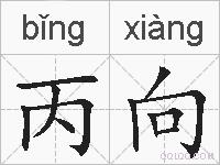 丙向的拼音