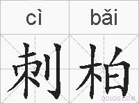 刺柏的拼音