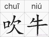 吹牛的拼音