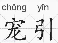 宠引的拼音