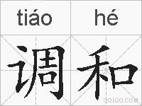 调和的拼音