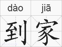 到家的拼音