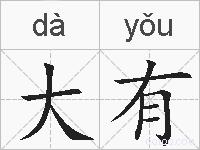 大有的拼音