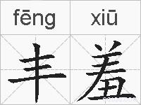 丰羞的拼音