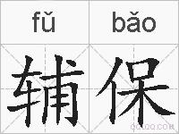 辅保的拼音