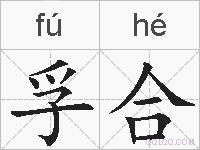 孚合的拼音