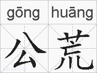 公荒的拼音