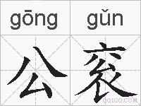 公衮的拼音