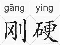刚硬的拼音