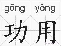 功用的拼音
