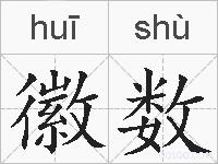 徽数的拼音