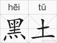 黑土的拼音