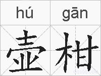 壶柑是什么意思 拼音读音 词语解释 壶柑的英文翻译 近义词 反义词 壶柑的相关成语词语诗词名人明星
