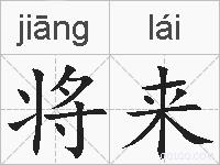 将来的拼音