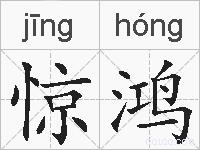 惊鸿的拼音