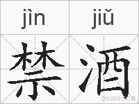 禁酒的拼音
