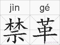 禁革的拼音