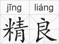 精良的拼音