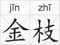 金枝的拼音