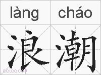 浪潮的拼音