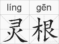 灵根的拼音