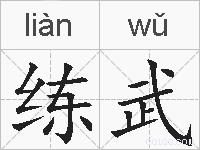 练武的拼音