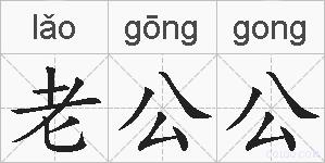 老公公的拼音