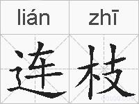 连枝的拼音