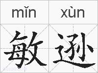 敏逊的拼音