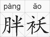 胖袄的拼音