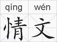 情文的拼音