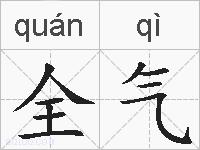 全气的拼音