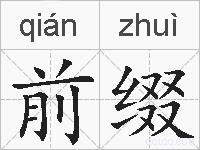 前缀的拼音
