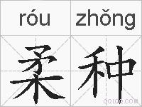 柔种的拼音