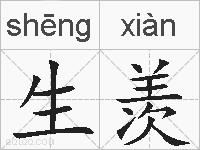 生羡的拼音