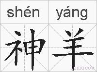 神羊的拼音