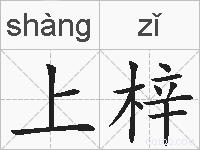 上梓的拼音