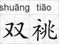 双祧的拼音