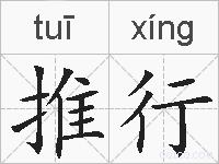 推行的拼音
