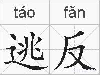 逃反的拼音