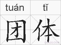 团体的拼音